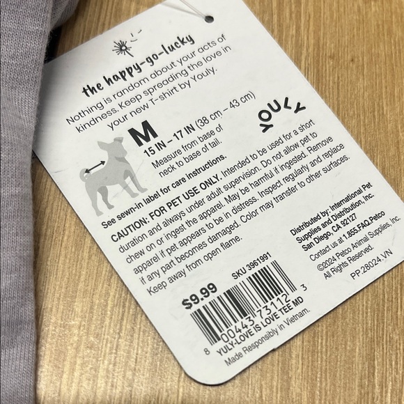 Gray 'Love is Love' Dog Tee with Rainbow - Picture 2 of 3